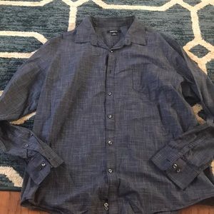 XXL Claiborne Blue Button down shirt